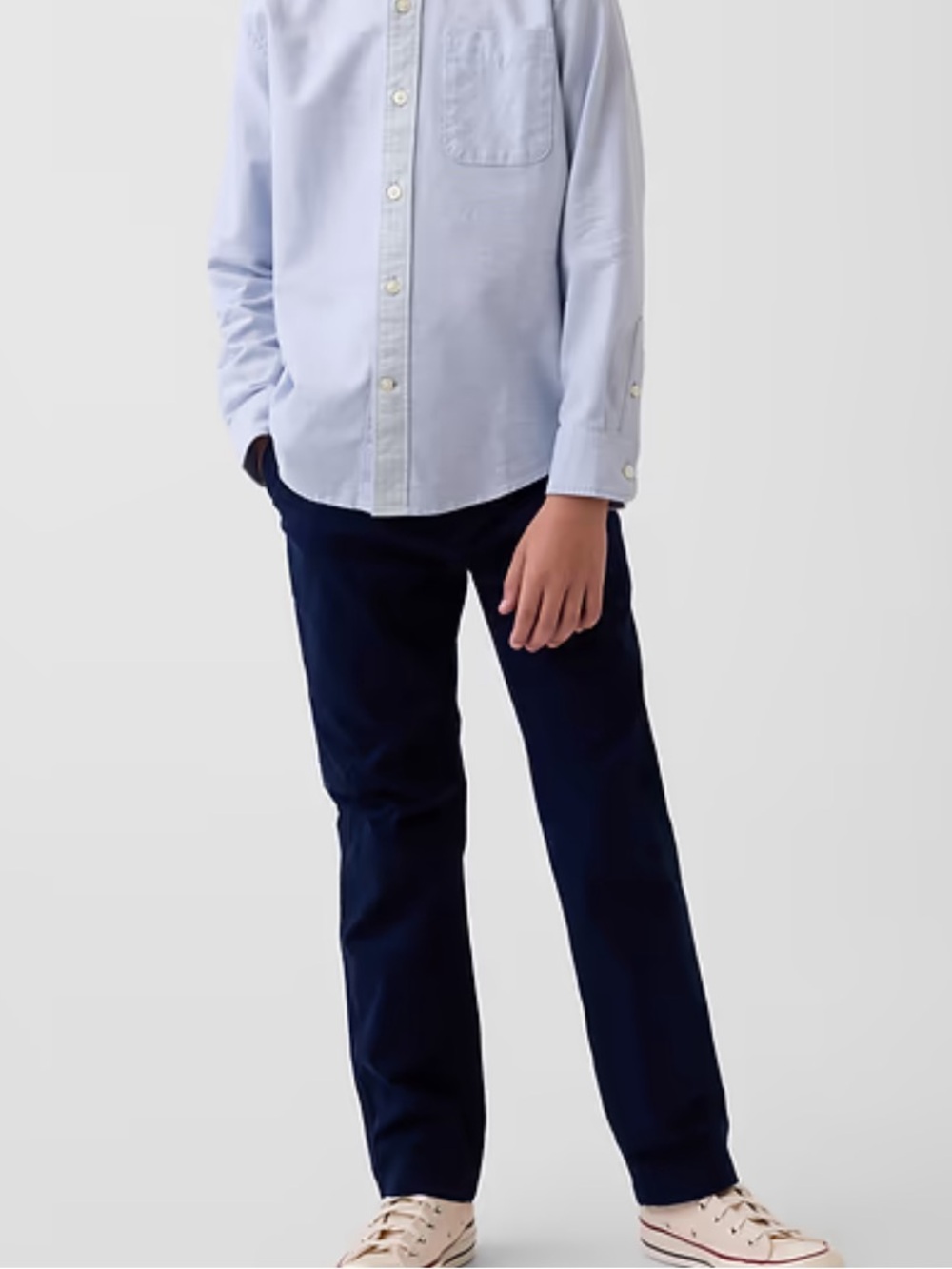 Gap Kids Uniform Stretch Slim Navy Pants size 10